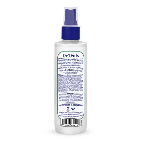 DR TEAL'S RELAX & RELIEF MAGNESIUM SPRAY WITH EUCALYPTUS & SPEARMINT ESSENTIAL OILS