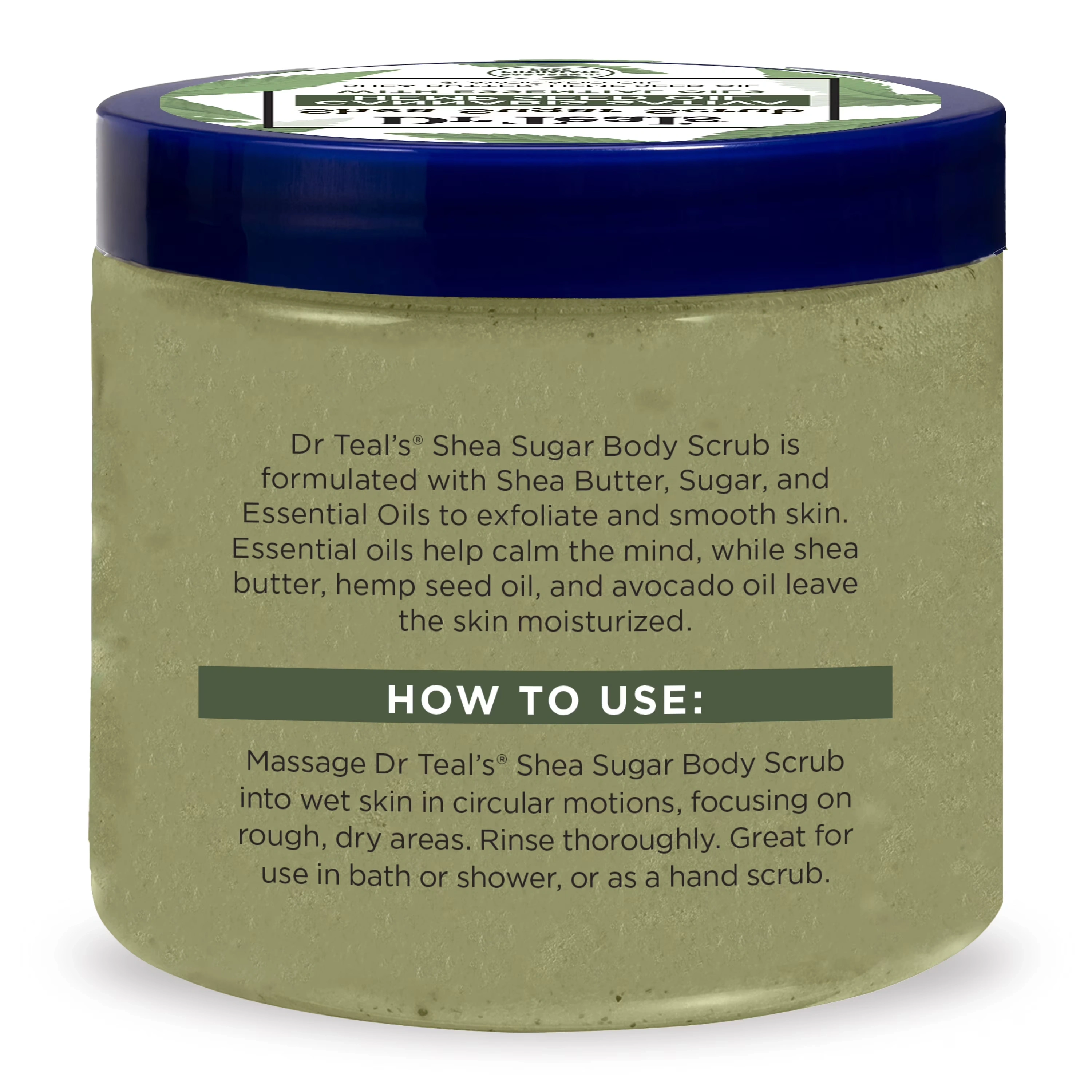 DRT SUGAR SCRUB HEMP SEED OIL