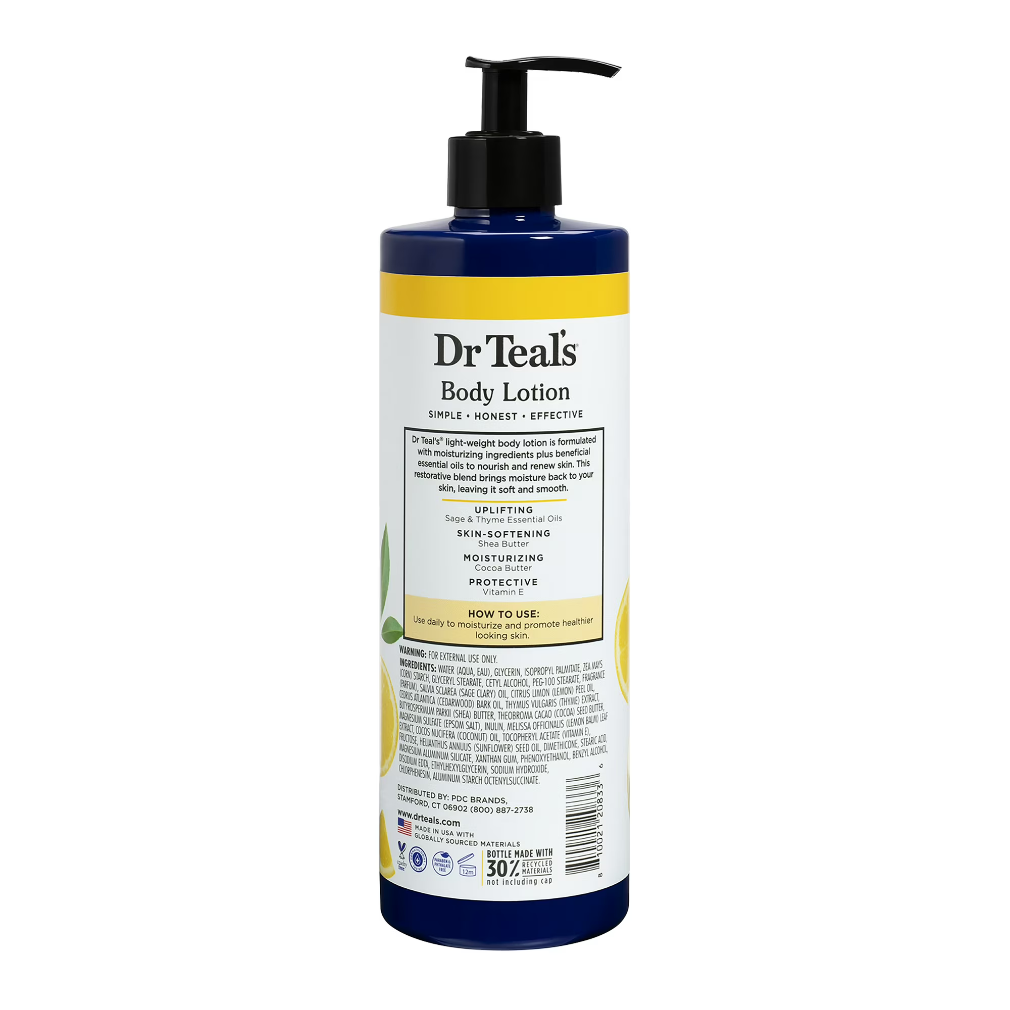 DRT BODY LOTION PREBIOTIC LEMON BALM