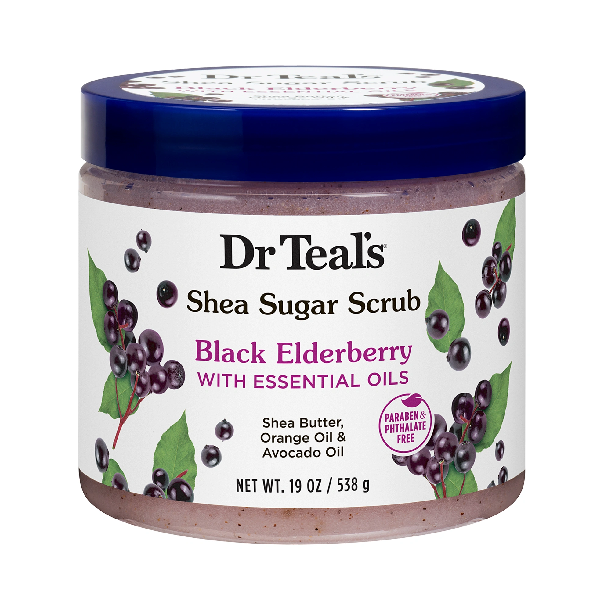 DRT SUGAR SCRUB BLK ELD.BERRY