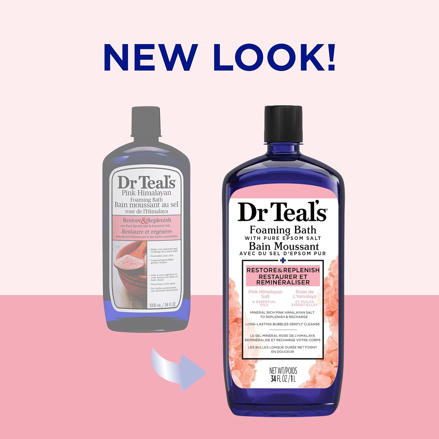DRT FOAMING BATH PINK HIMALAYAN