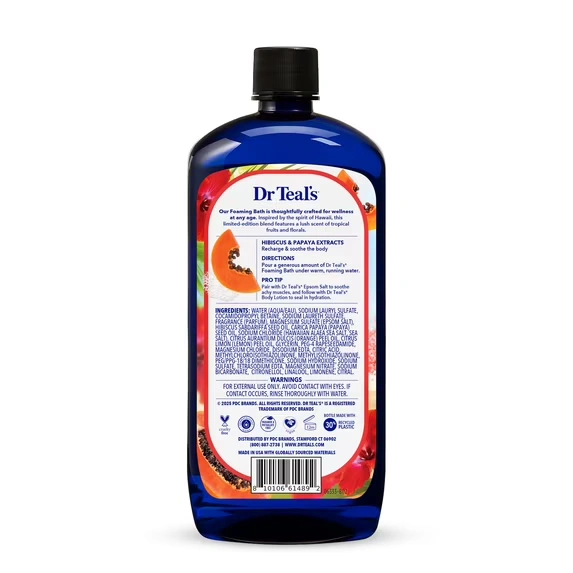 DRT FOAMING BATH HAWAIIAN BLISS