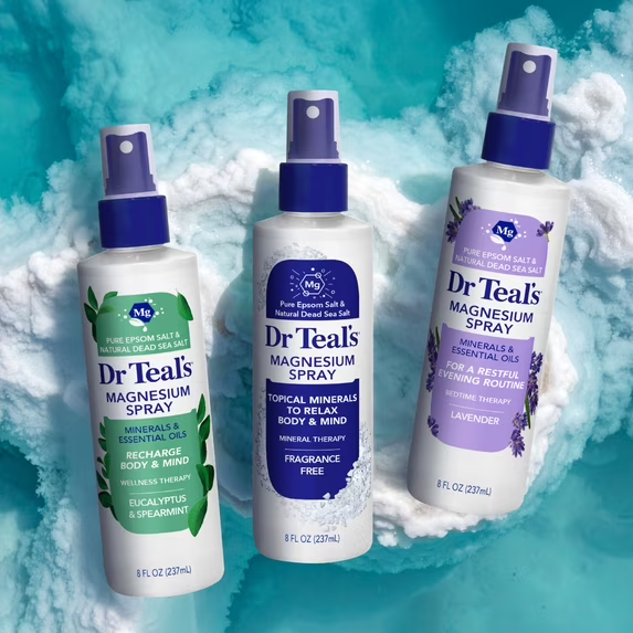 DR TEAL'S RELAX & RELIEF MAGNESIUM SPRAY WITH EUCALYPTUS & SPEARMINT ESSENTIAL OILS