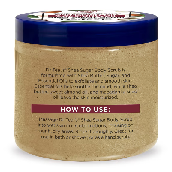 DRT BODY SCRUB SHEA BUTTER AND ALMOND OIL
