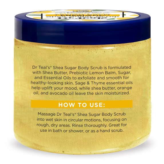 DRT BODY SCRUB PREBIOTIC LEMON BALM