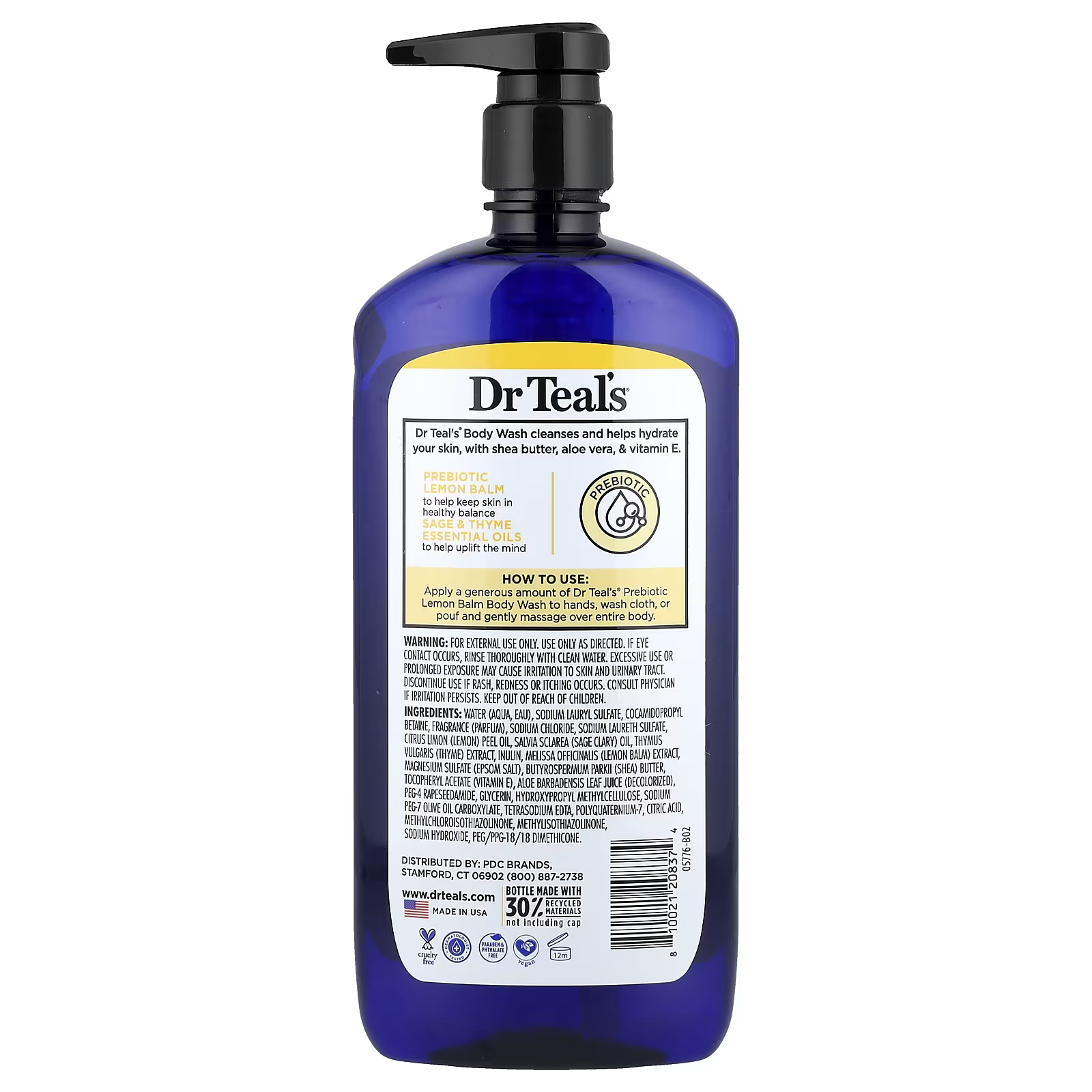 DRT BODY WASH PREBIOTIC LEMON BLM &S AGE